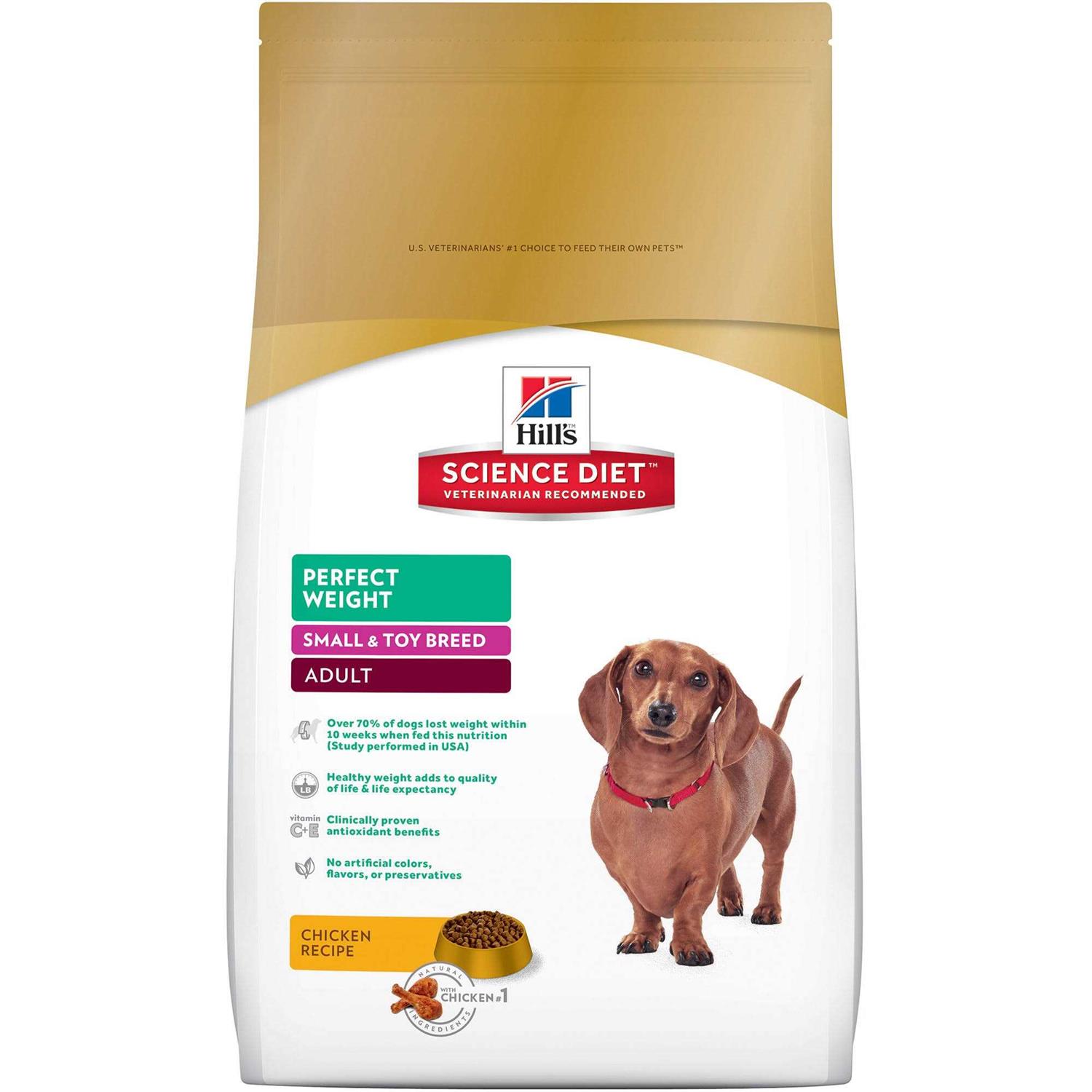 Hill’s Science Diet Adult Perfect Weight Small & Mini Chicken Dry Dog Food - Healthber
