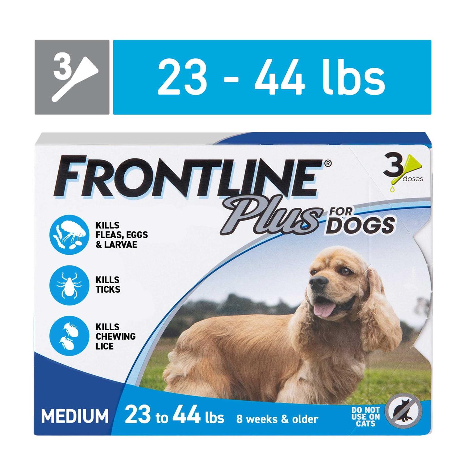 Frontline Plus Flea & Tick Treatment for Dogs - Healthber