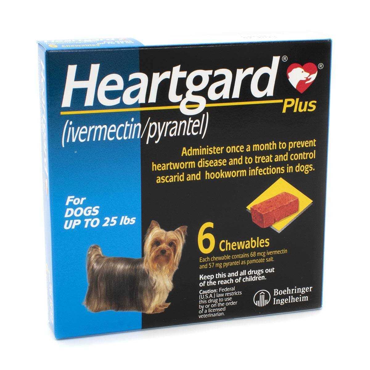Heartgard Plus Chewables for Dogs 1-25 lbs - Healthber