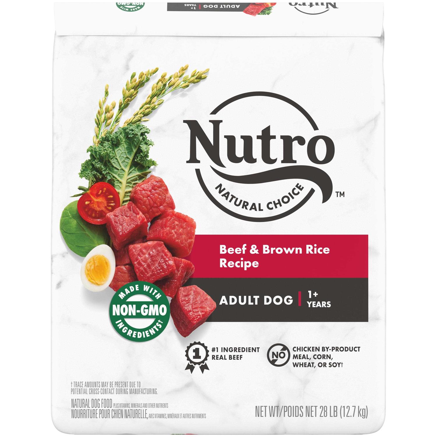 Nutro Natural Choice Adult Beef Rice Dry Dog Food - Healthber