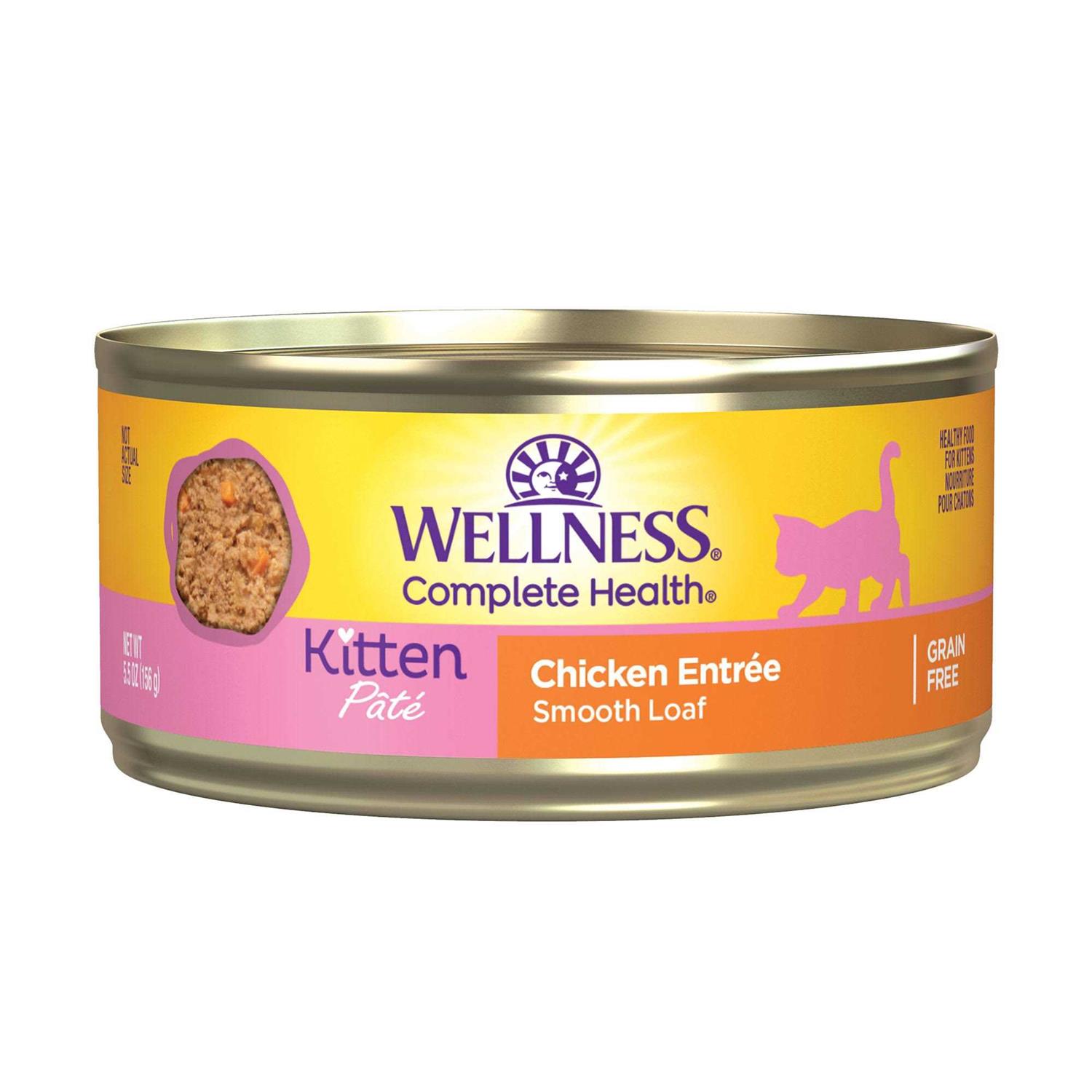 Wellness Complete Health Kitten Whitefish & Tuna Wet Cat Food - Healthber