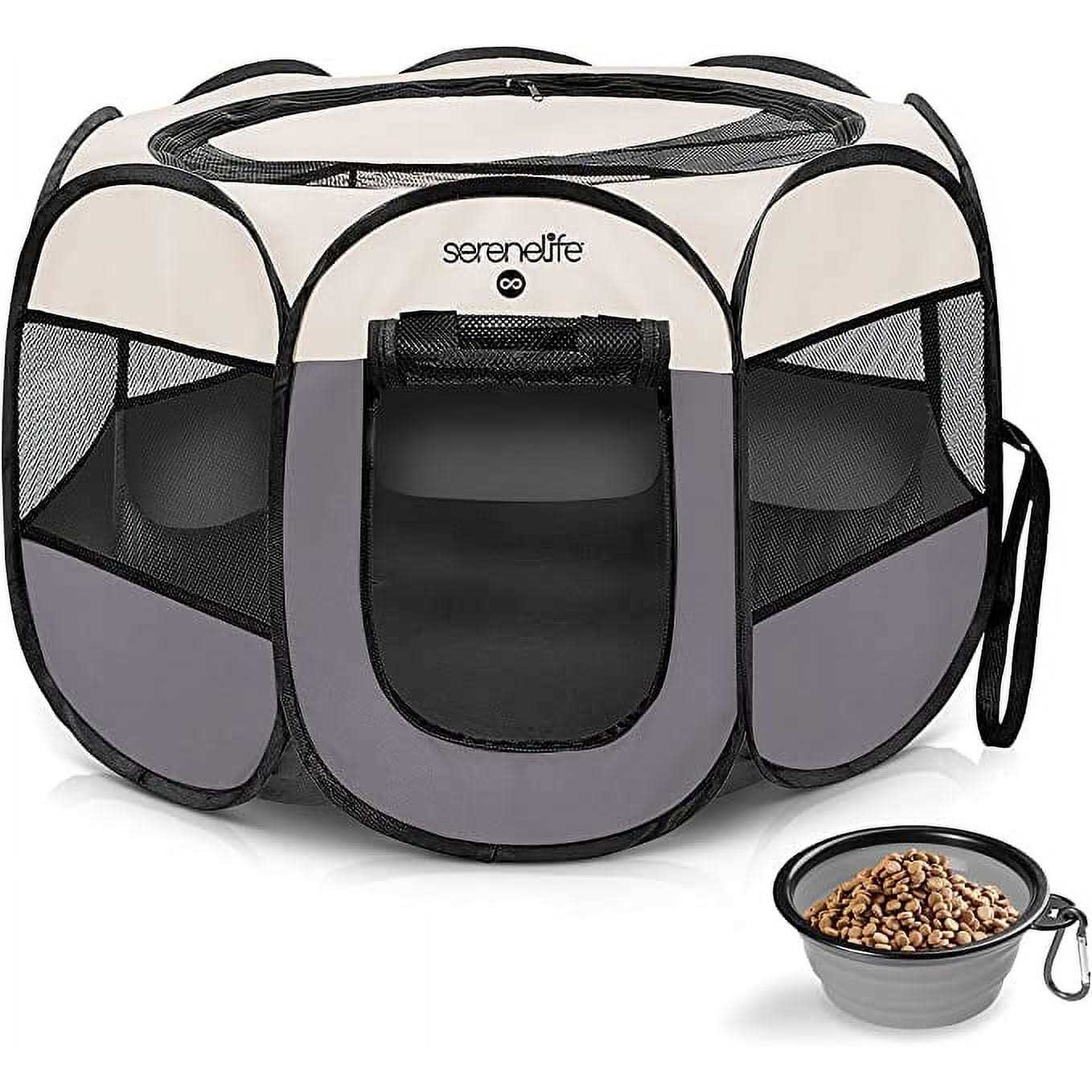SereneLife Portable Foldable Pet Tent - Healthber