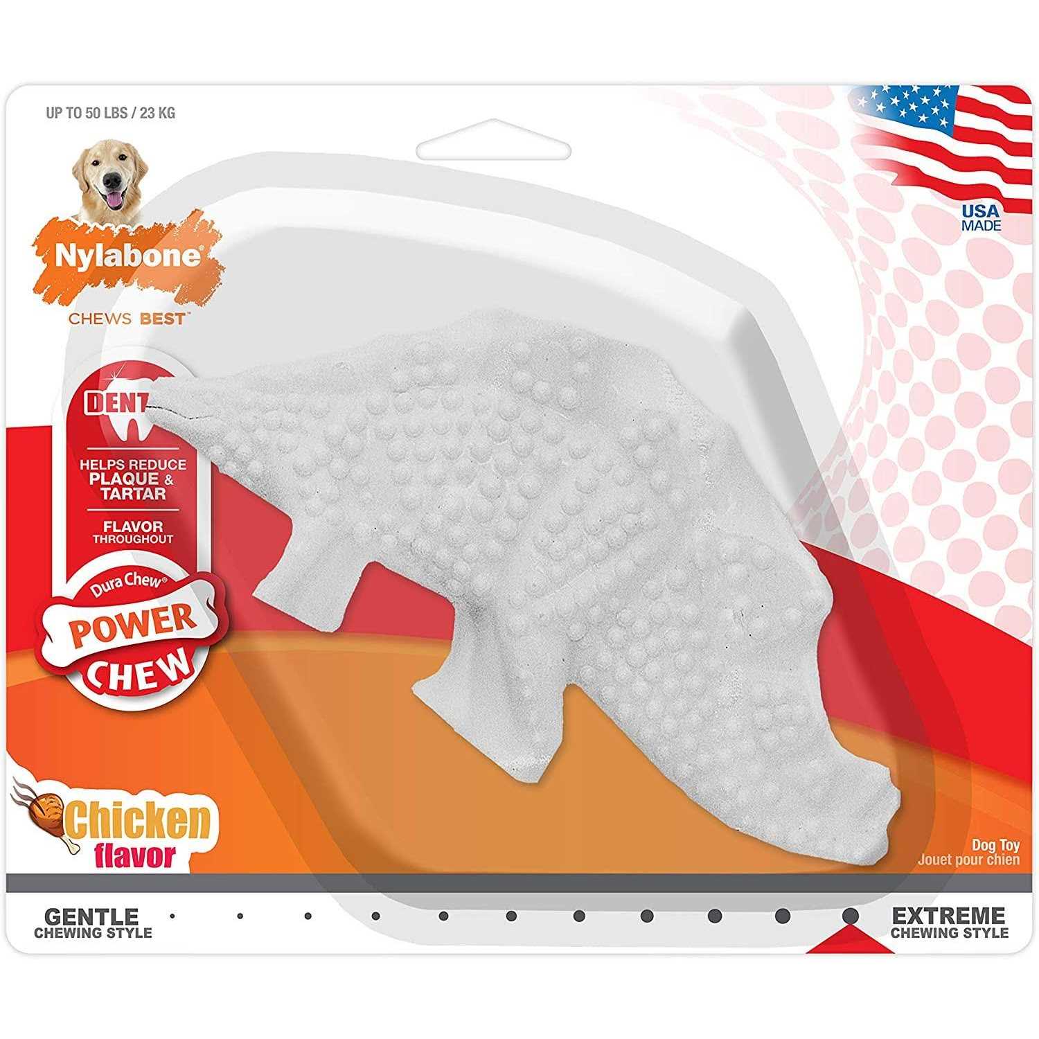 Nylabone Dental Dinosaur Dog Chew - Healthber