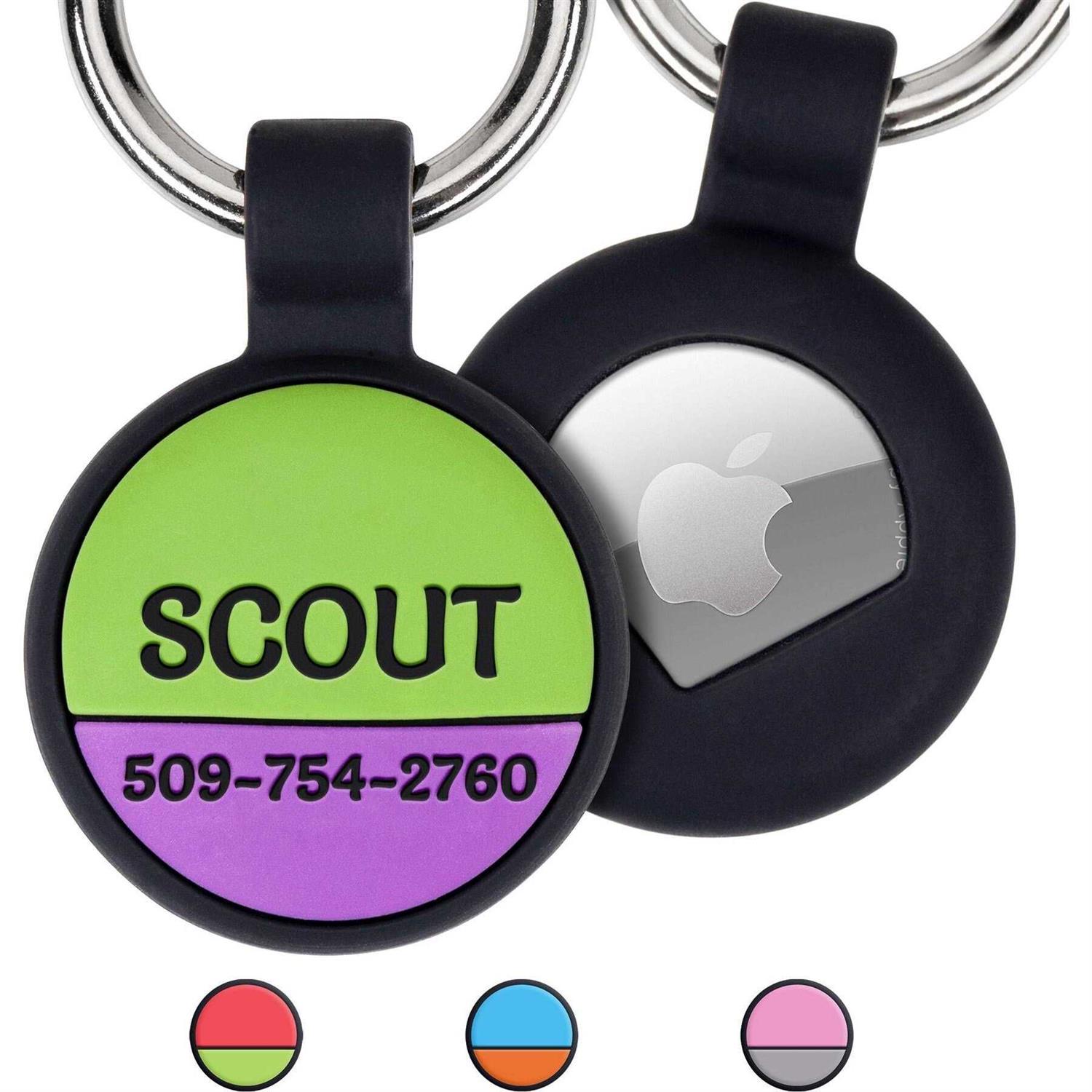 GoTags Personalized AirTag Holder for Collar Dog & Cat ID Tag - Healthber