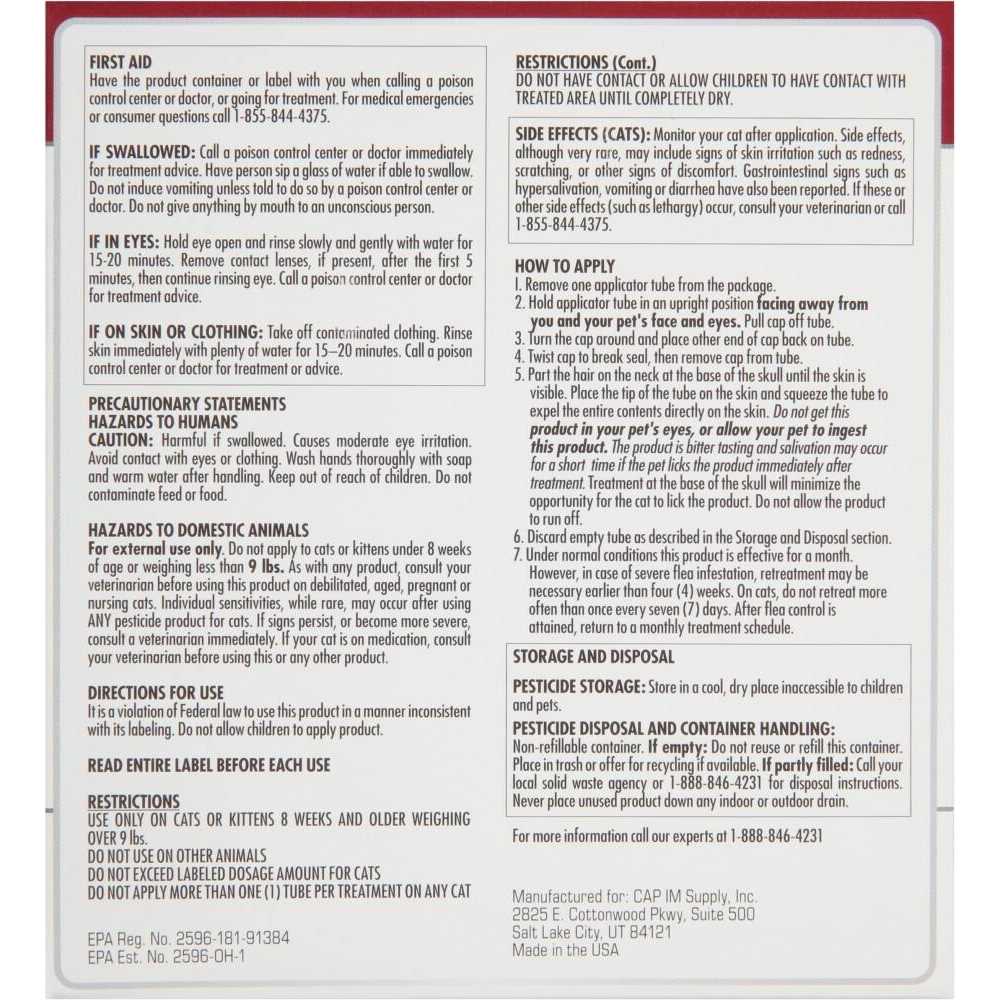 Advecta Plus Flea Protection for Large Cats - Healthber