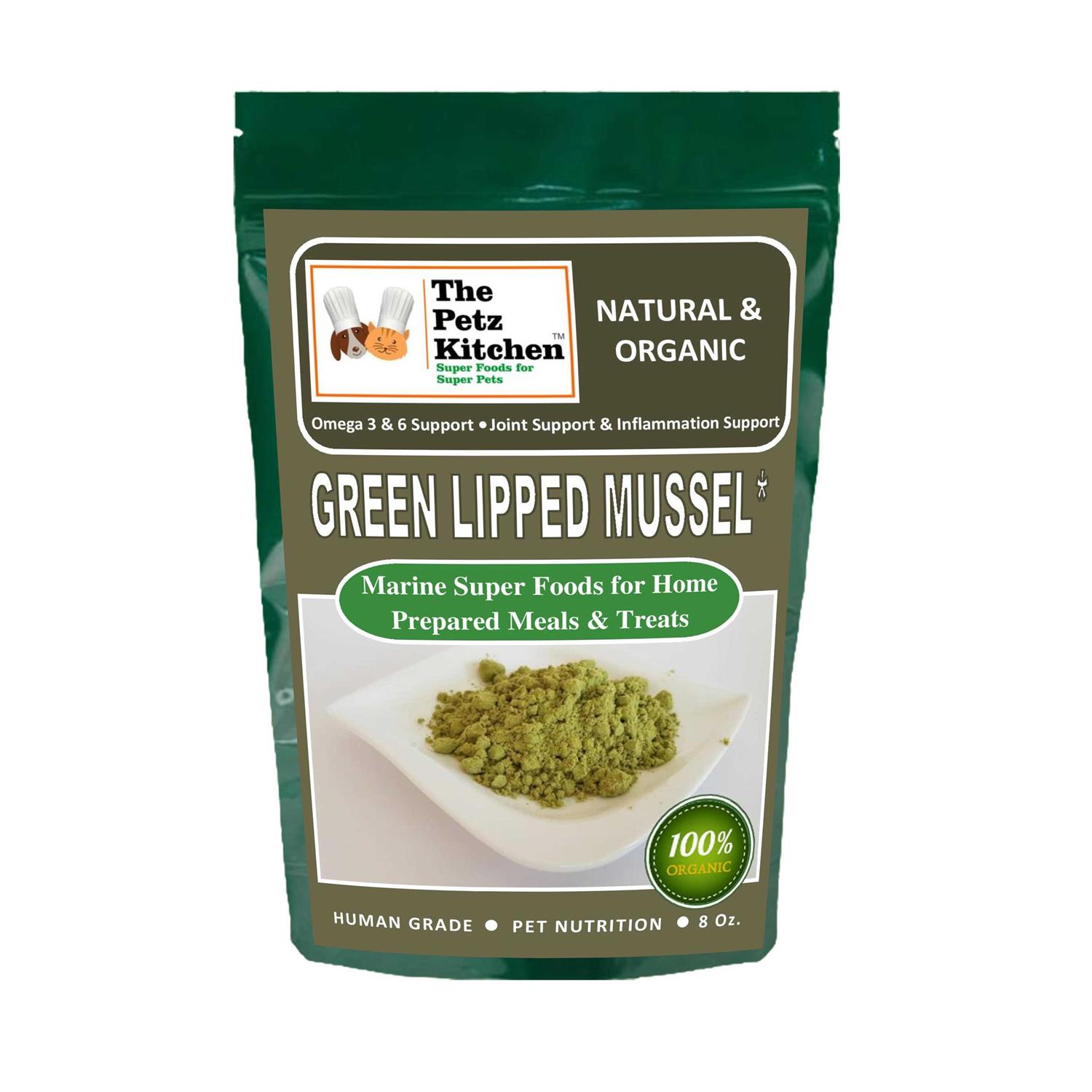 Green Lipped Mussel Omega 3 & 6 Joint & Inflammation Support* The Petz Kitchen* - Healthber