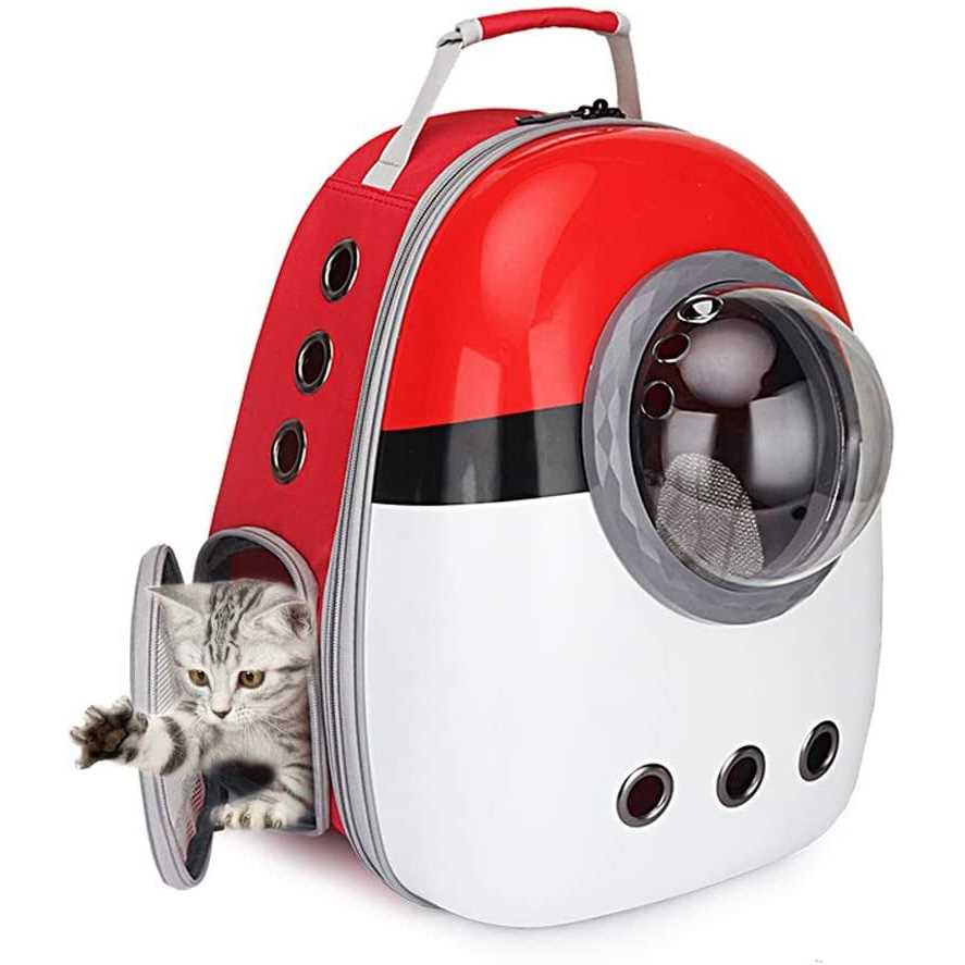 Portable Travel Pet Carrier Bubble Backpack for Dog and Cat Dome Airline Approved Space Capsule Waterproof Knapsack Outdoor Breathable Pet Bag - Healthber