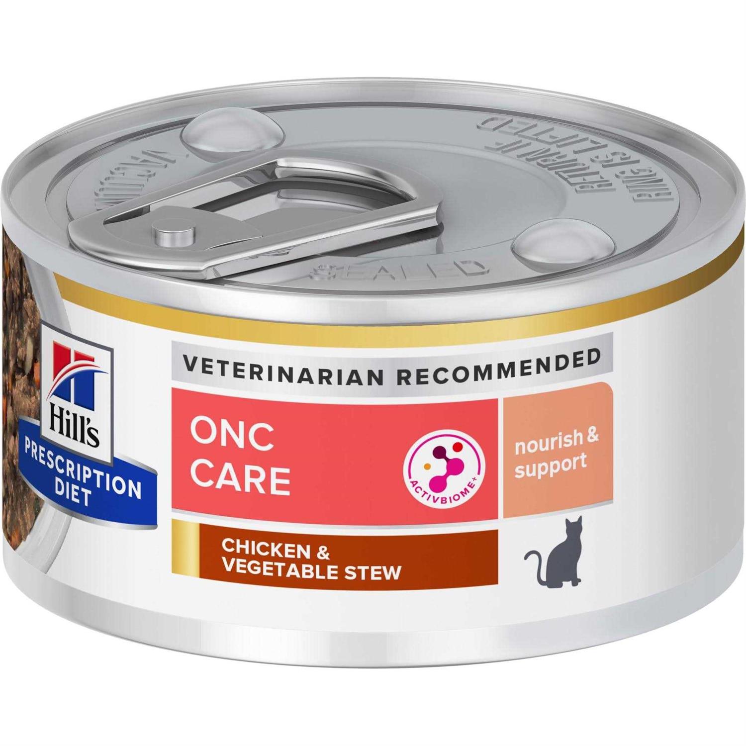 Hill’s Prescription Diet ONC Care Chicken & Vegetable Stew Wet Cat Food - Healthber