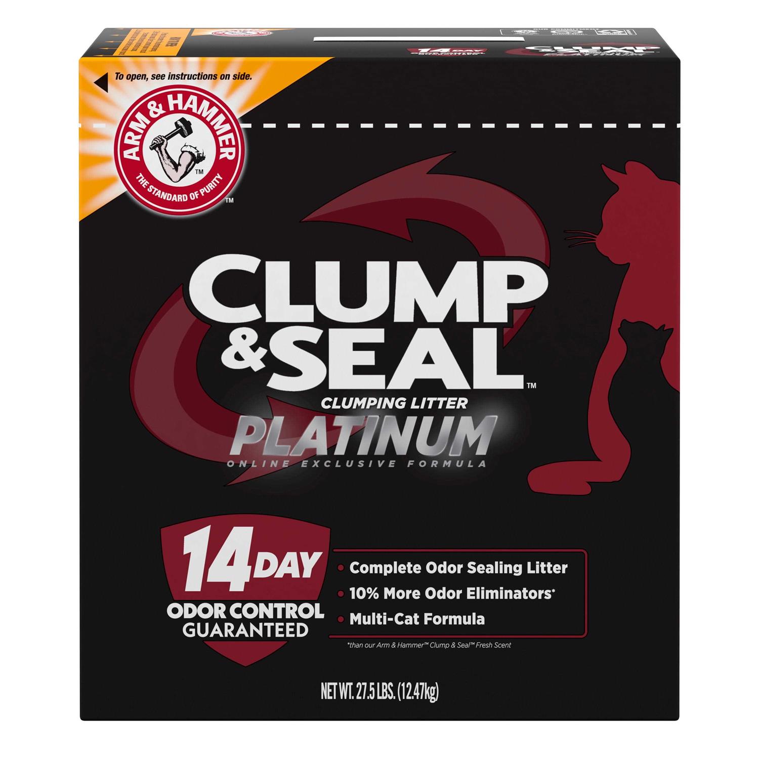 Arm & Hammer Clump & Seal Platinum Cat Litter - Healthber
