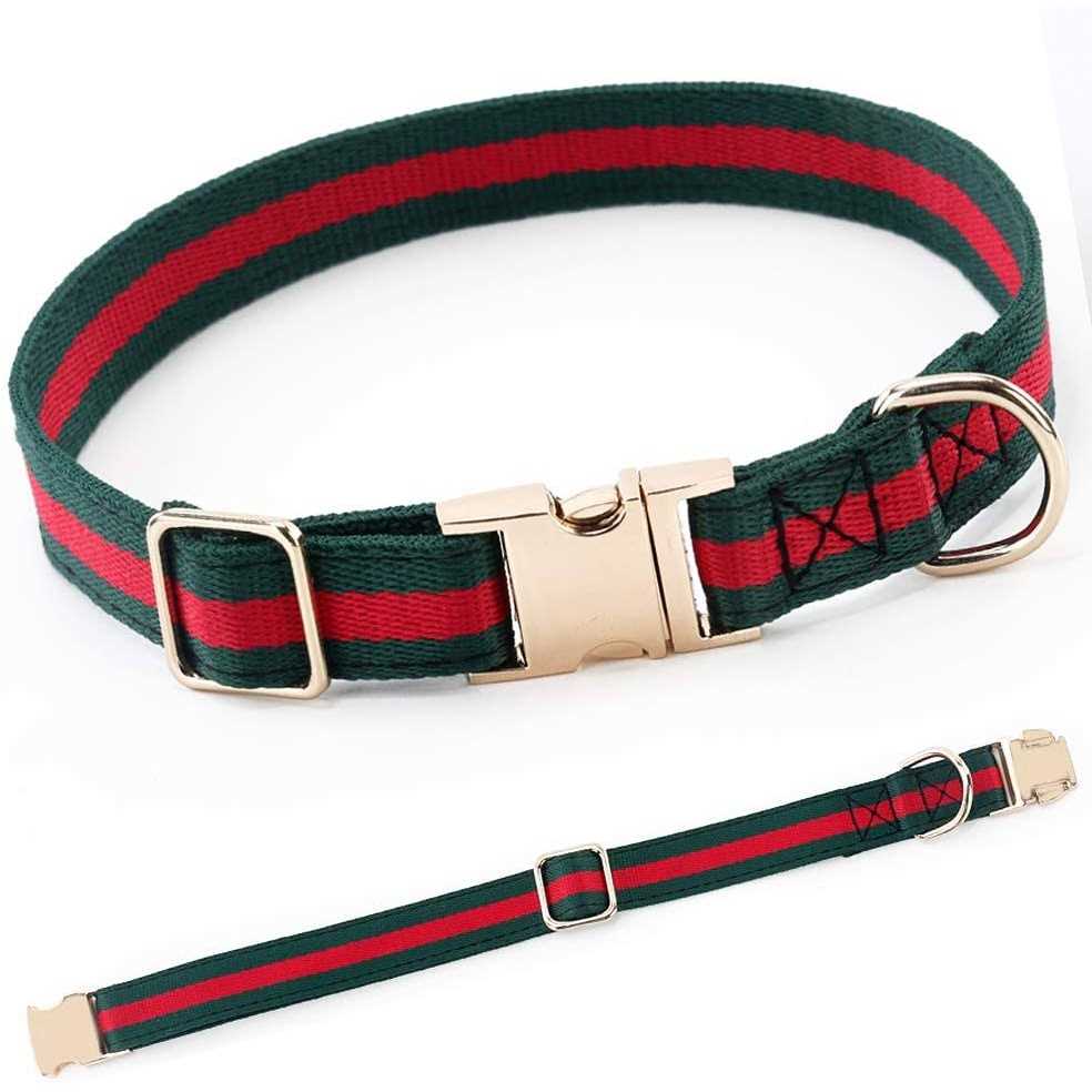 NISIYE Premium Dog Collar Soft Comfortable Dog Collars Luxury Style Durable Adjustable Collar with Metal Buckle Safety Dogs - Healthber