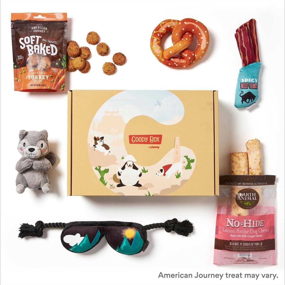 Goody Box Adventure Toys & Treats For Dogs - Healthber