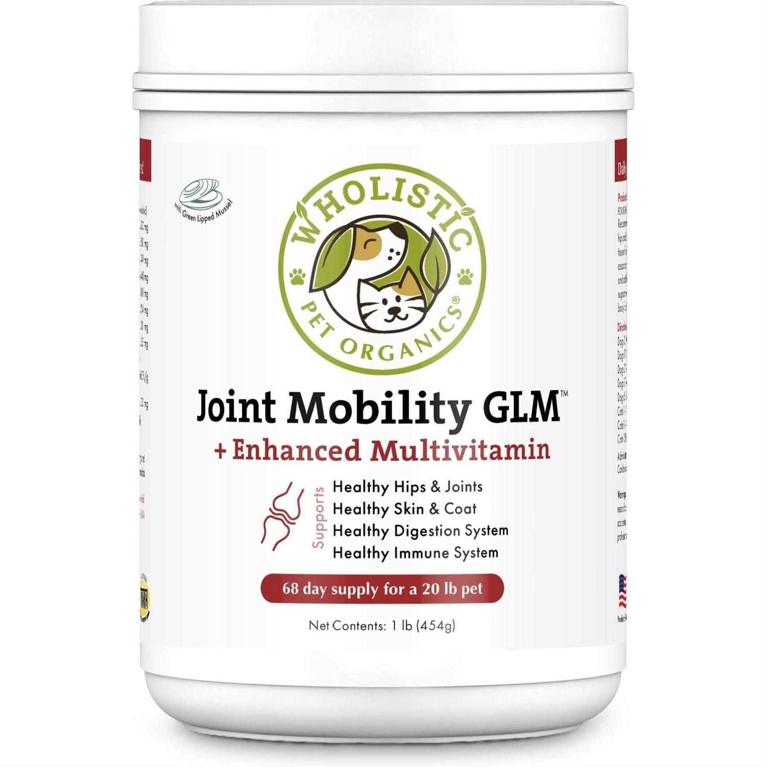 Wholistic Pet Organics Joint Mobility with Green Lipped Mussel - Healthber