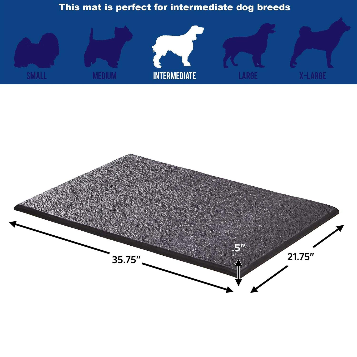 MidWest Homes for Pets MAT36 Cushioned Dog Crate Mat - Healthber