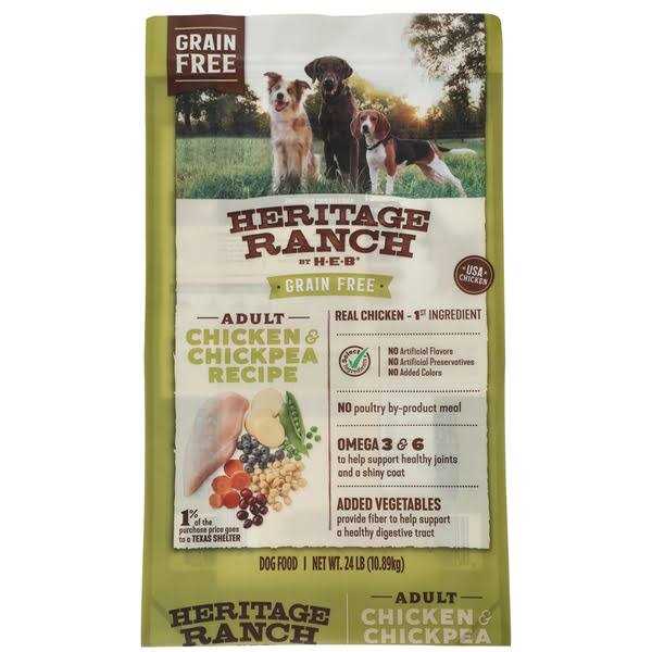 H-E-B Heritage Ranch Grain Free Dry Dog Food - Healthber