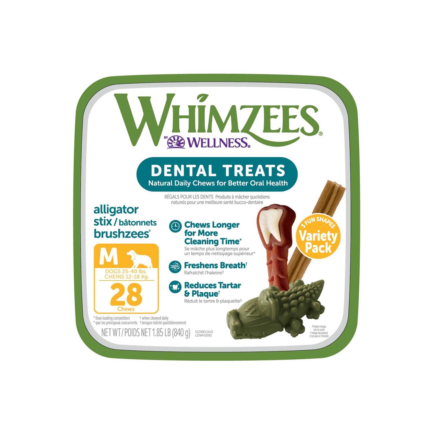 Whimzees Variety Pack Dental Dog Treats - Healthber