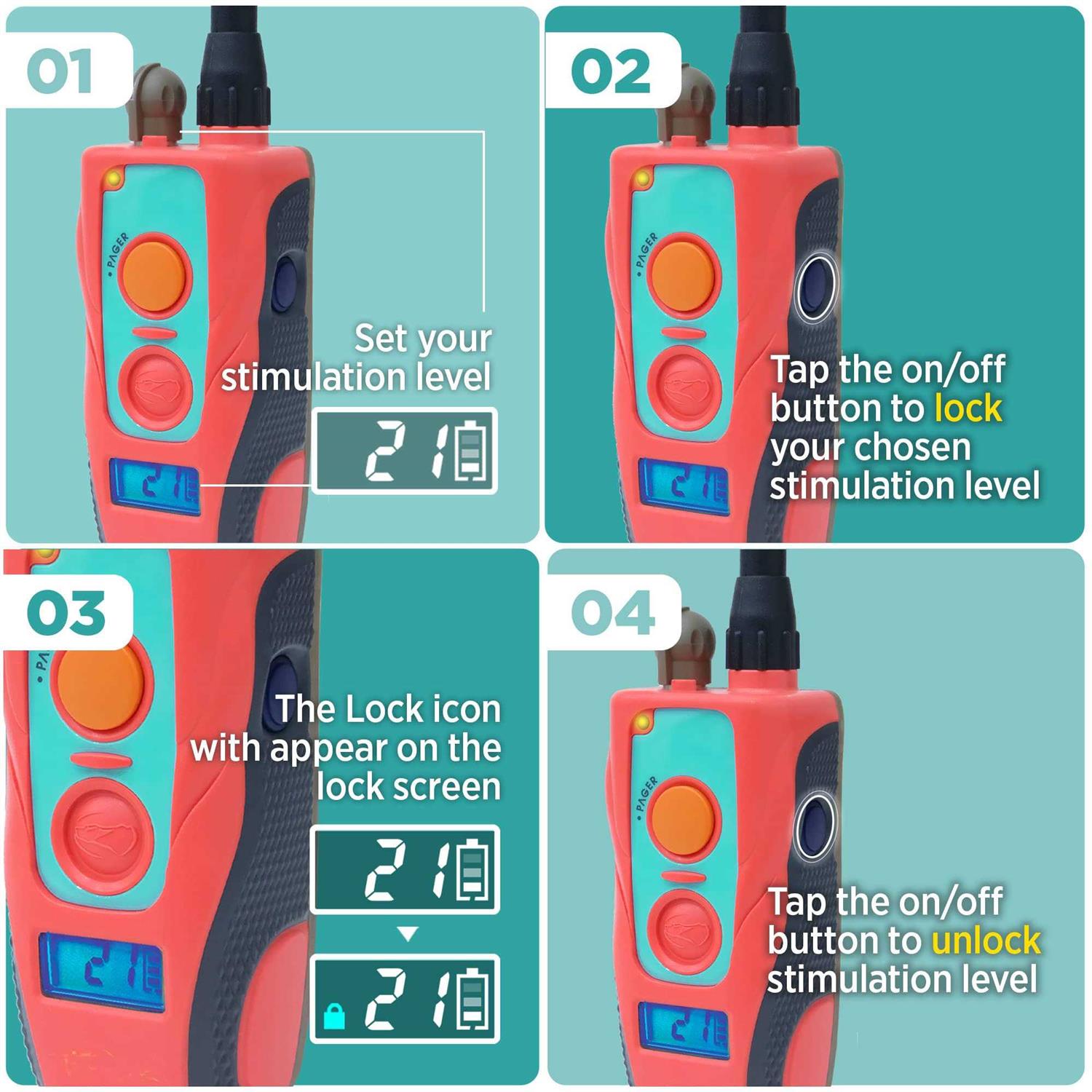 Dogtra Tom Davis 280C Remote Dog Training E-Collar Featuring Boost N’ Bungee Waterproof 127-Level 1/2-Mile Range - Healthber