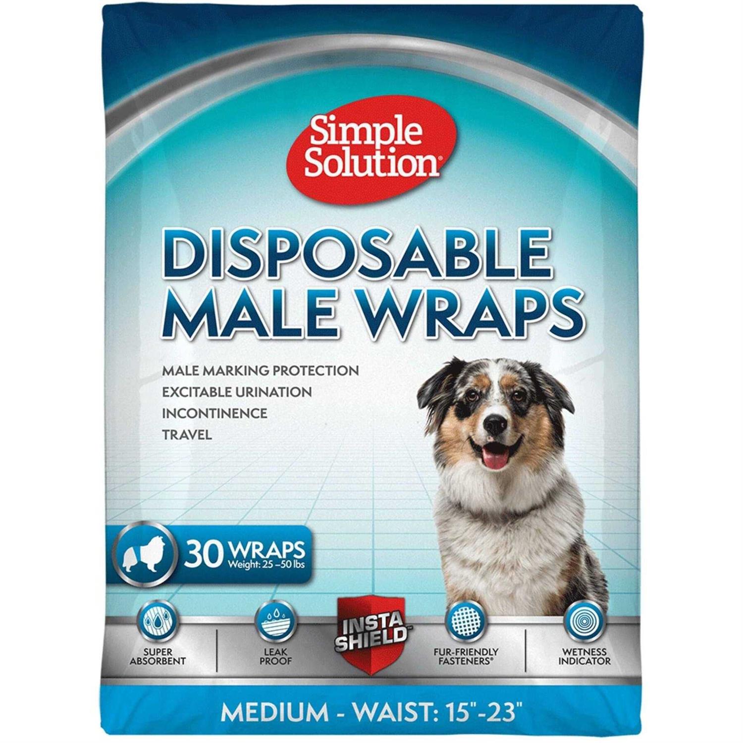 Simple Solution Disposable Male Wraps - Healthber