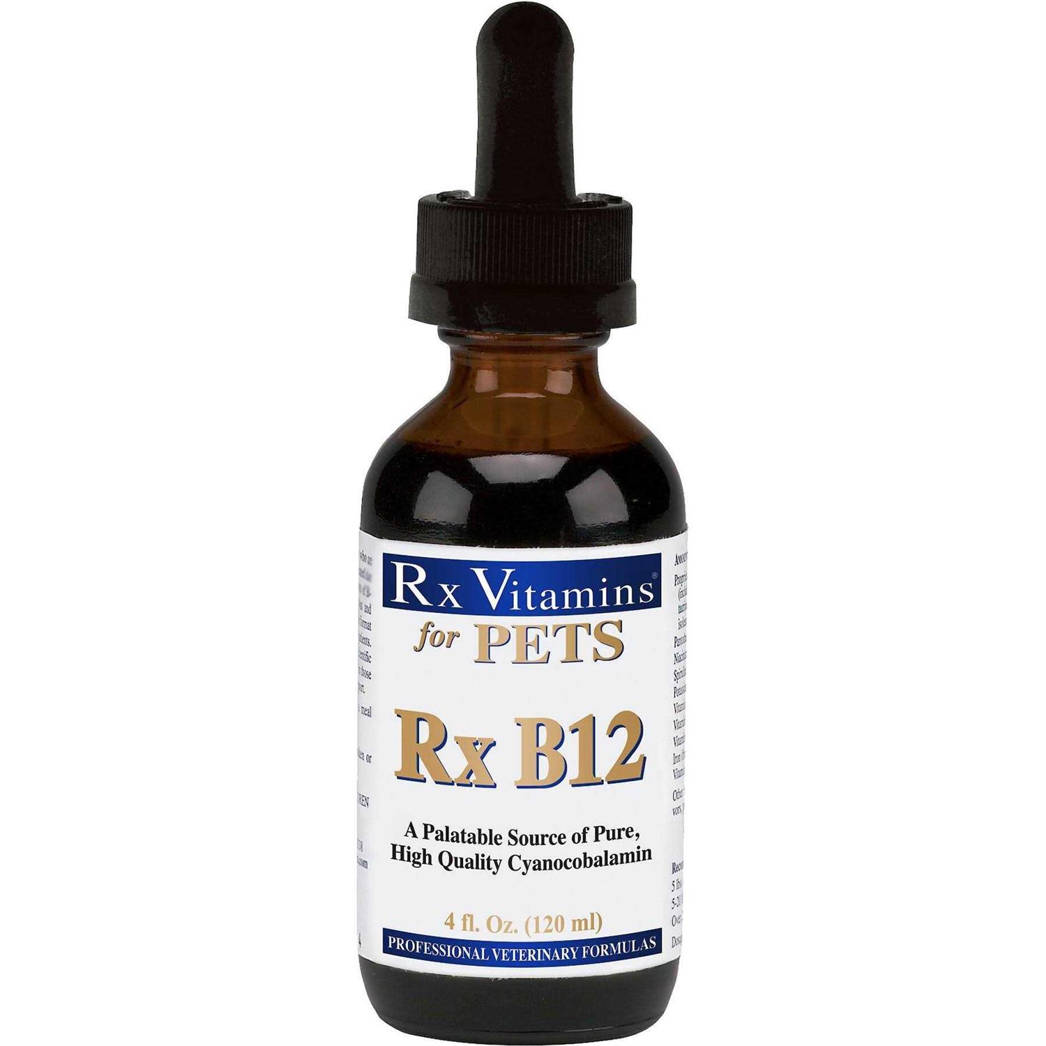 Rx Vitamins Rx B12 Liquid Digestive Supplement for Cats & Dogs - Healthber