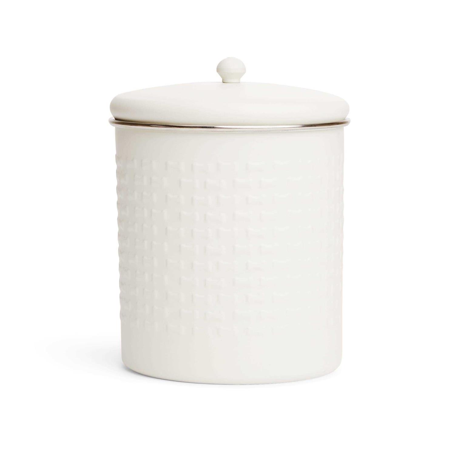 Everyyay Textured Bone Stainless Steel Treat Dog Jar - Healthber