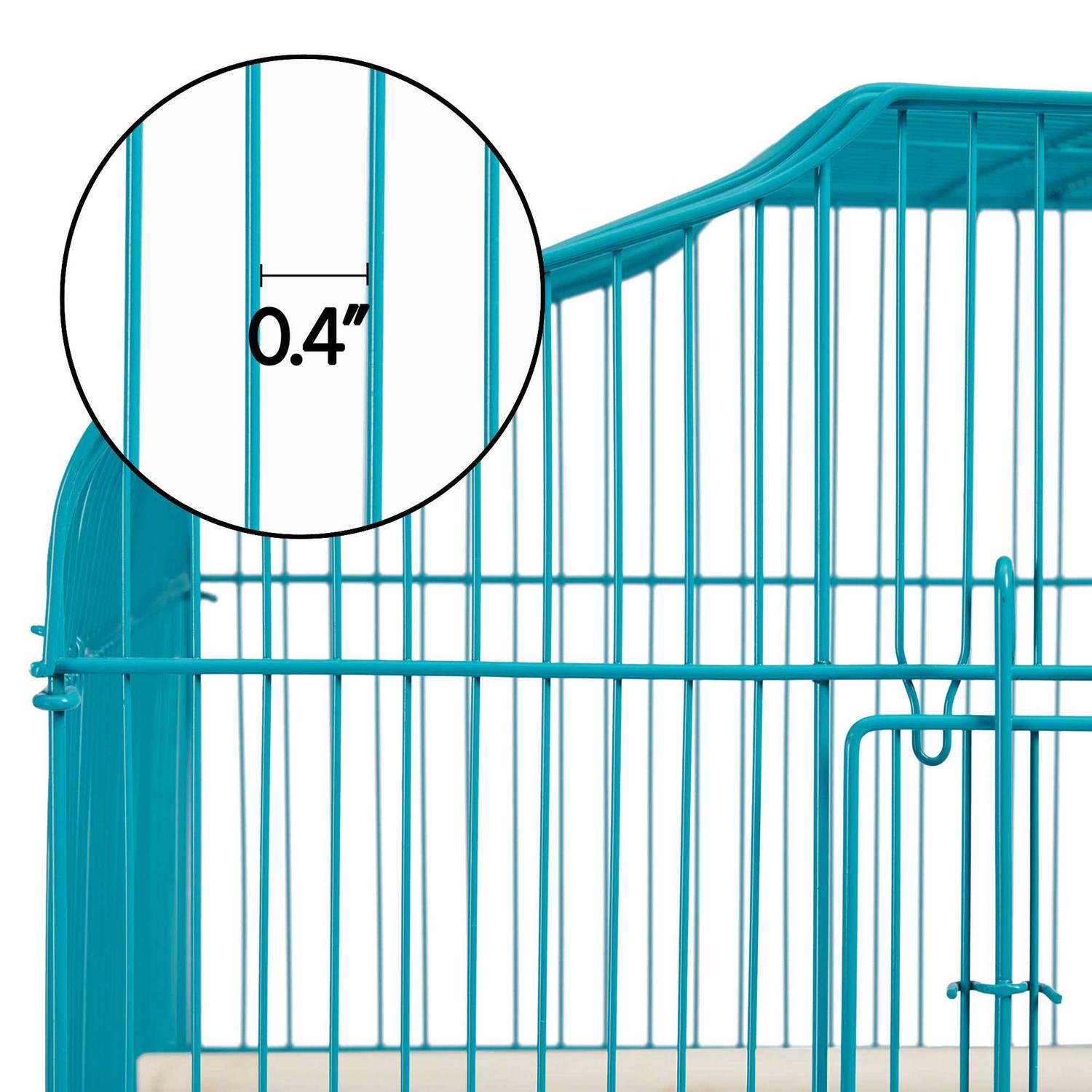 Topeakmart Open Top Metal Bird Cage - Healthber