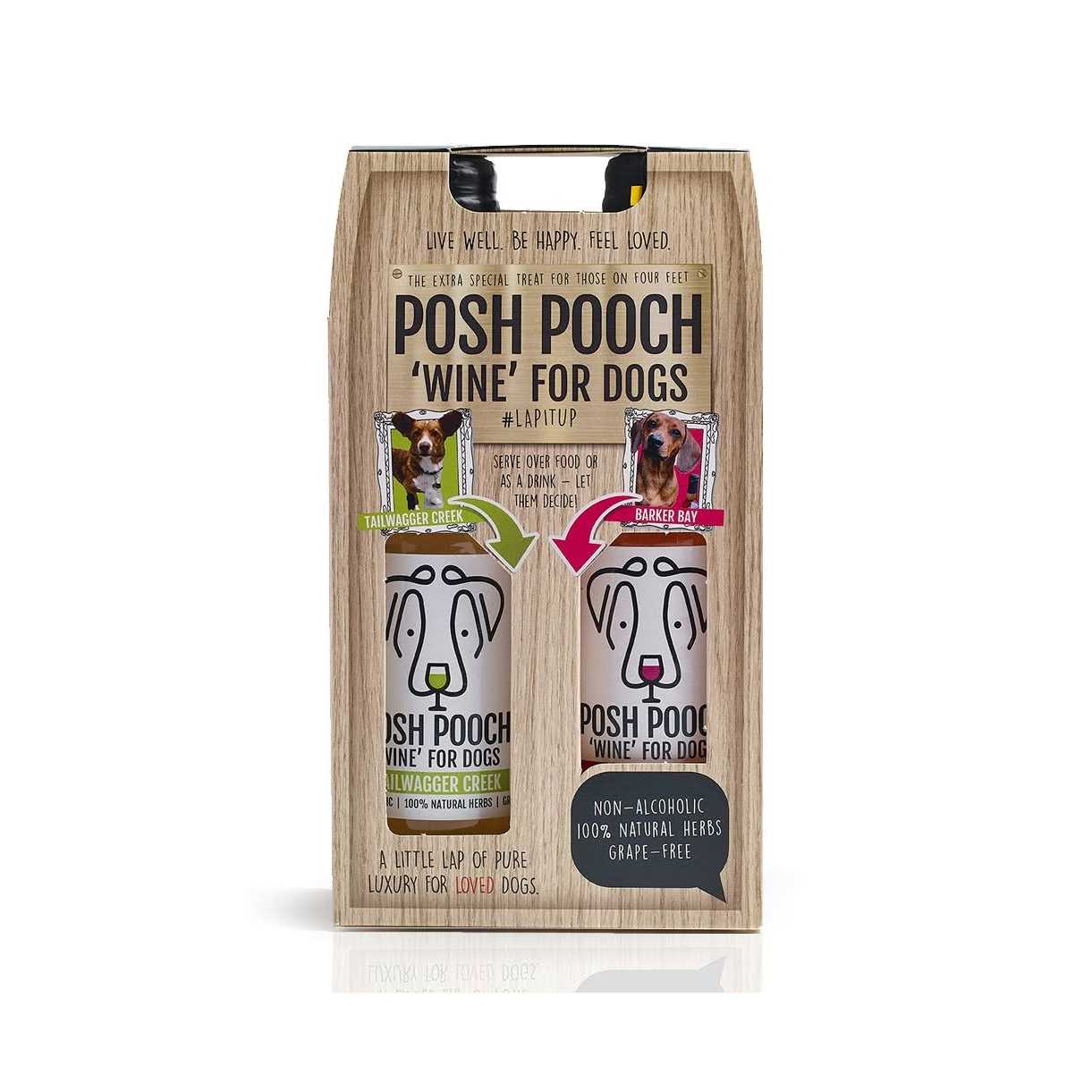 American Pet Supplies Posh Pooch Dog Wine Duo Pack - Healthber