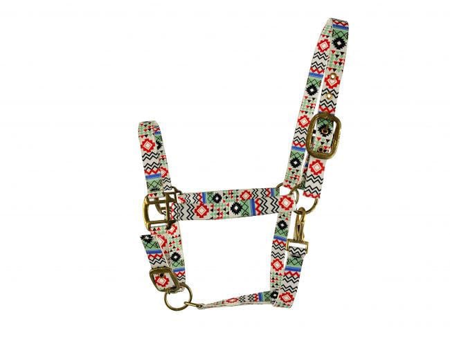 Showman Nylon Halter in Patterns - Healthber