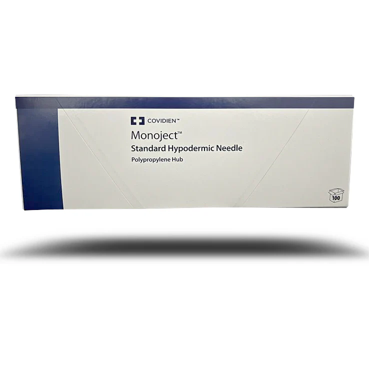 Rx Monoject Polypropylene Hub Needles, Box of 100 - Healthber