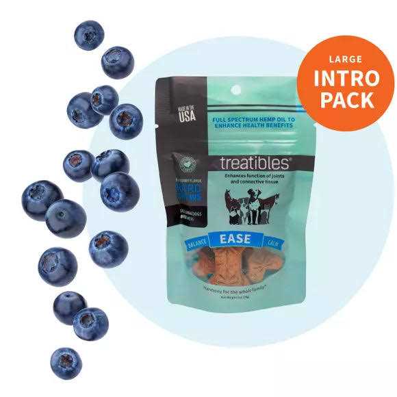 Treatibles Grain Free Blueberry Chews 1mg Small - Healthber