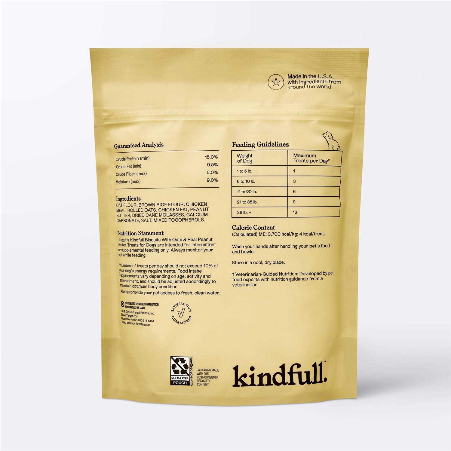 Kindfull Biscuit with Oats and Real Dog Treats - Healthber