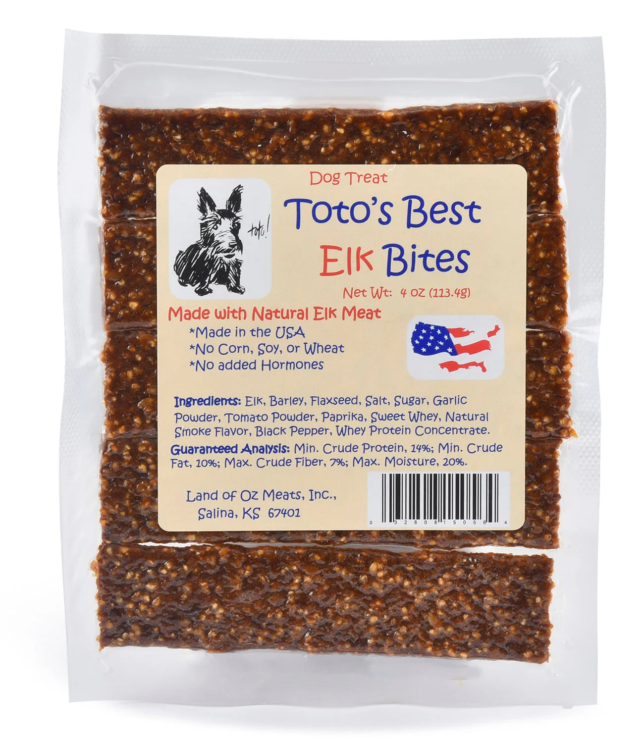 Toto's Best Elk Bites Dog Treats, 4 oz - Healthber