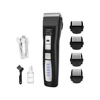 Casfuy 2-Speed Cordless Quiet Dog & Cat Hair Grooming Clippers Kit, Black - Healthber