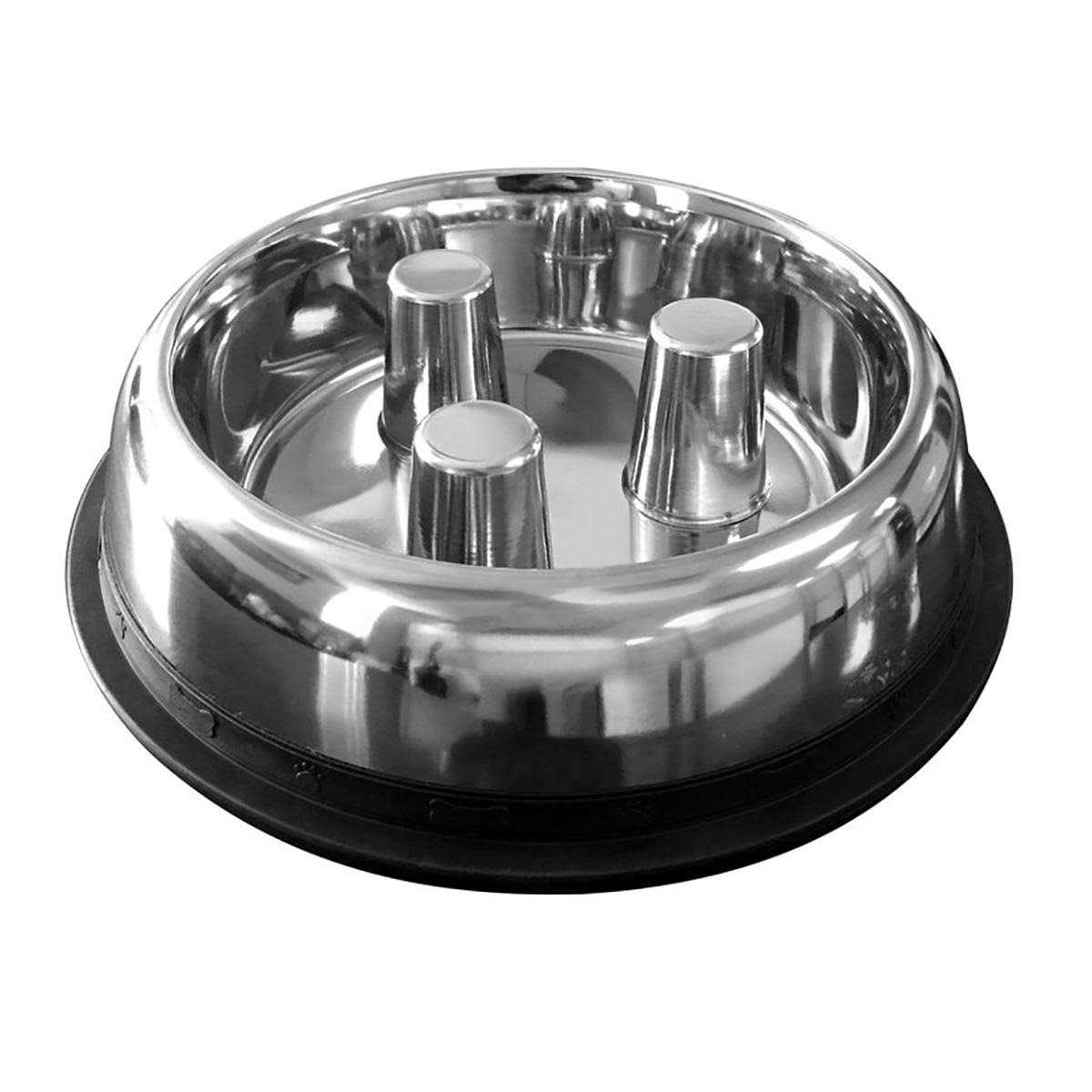 Qt Dog Stainless Steel Brake-Fast Bowl - Healthber