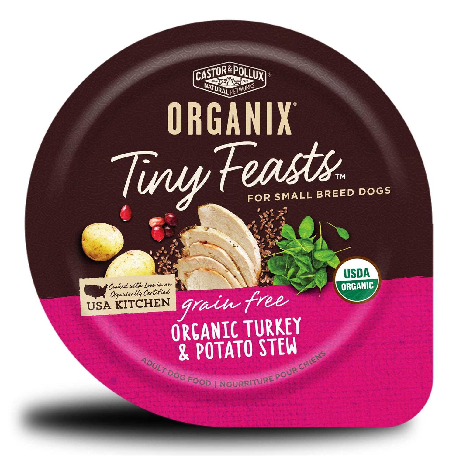 Castor & Pollux Organix Tiny Feasts Organic Turkey - Healthber