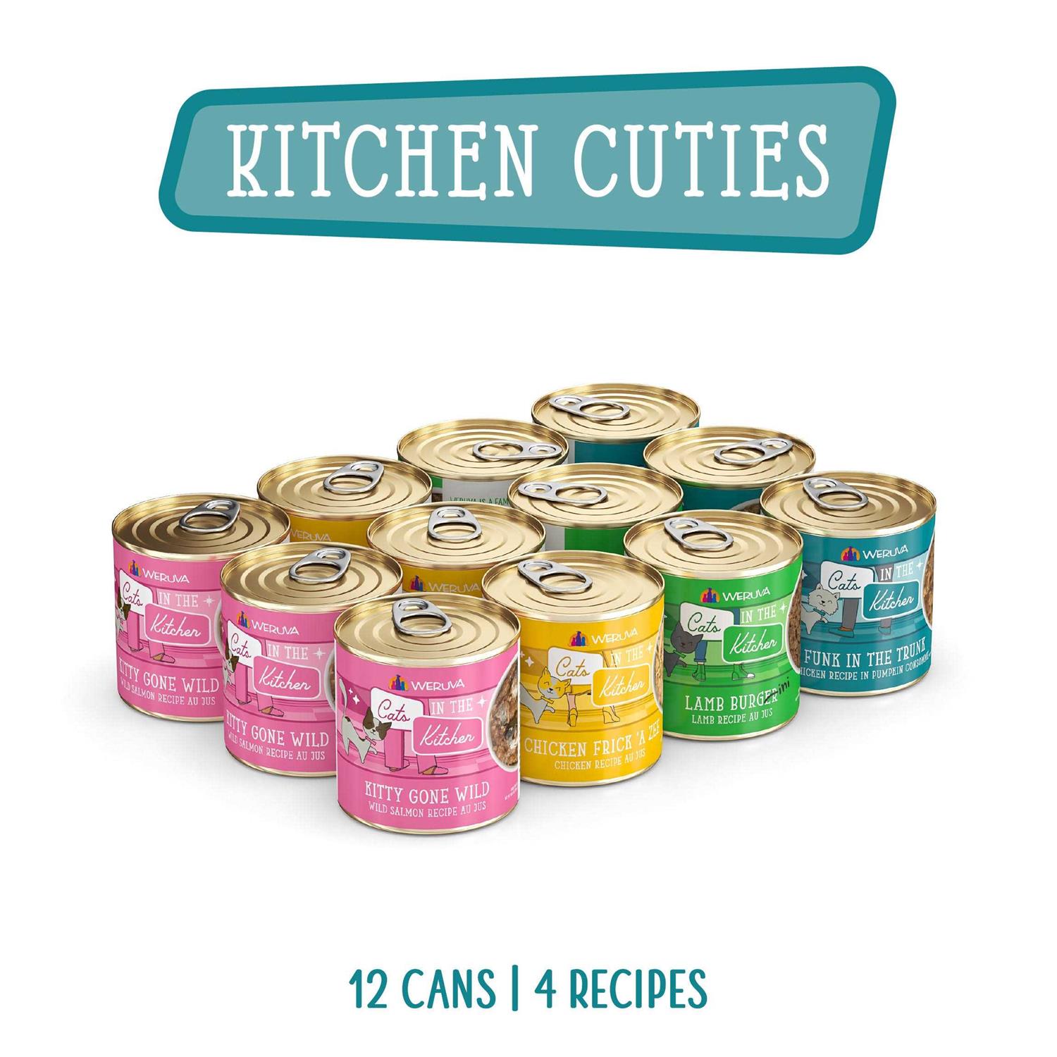 Weruva Cats in the Kitchen Cuties Cat Food Variety Pack - Healthber
