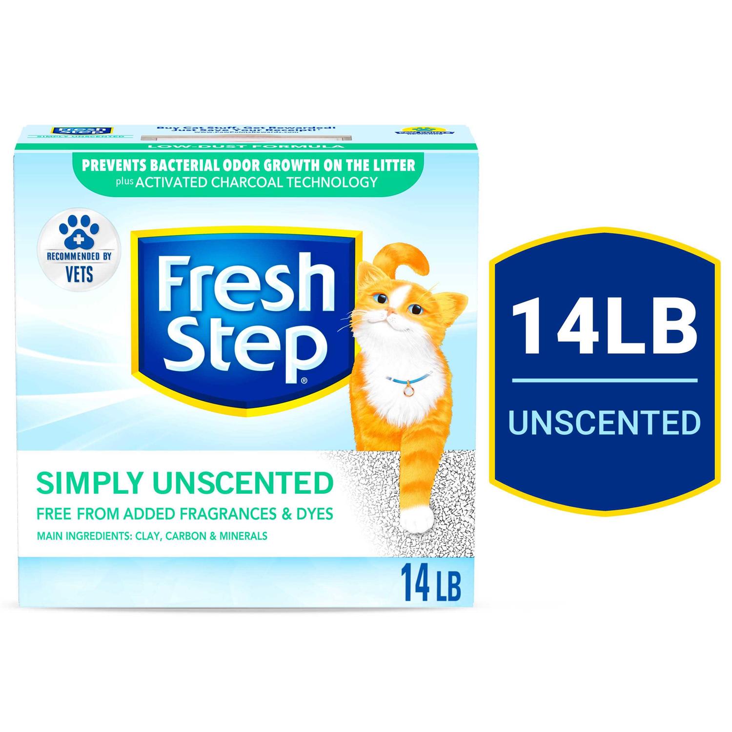 Fresh Step Simply Unscented Clumping Cat Litter - Healthber
