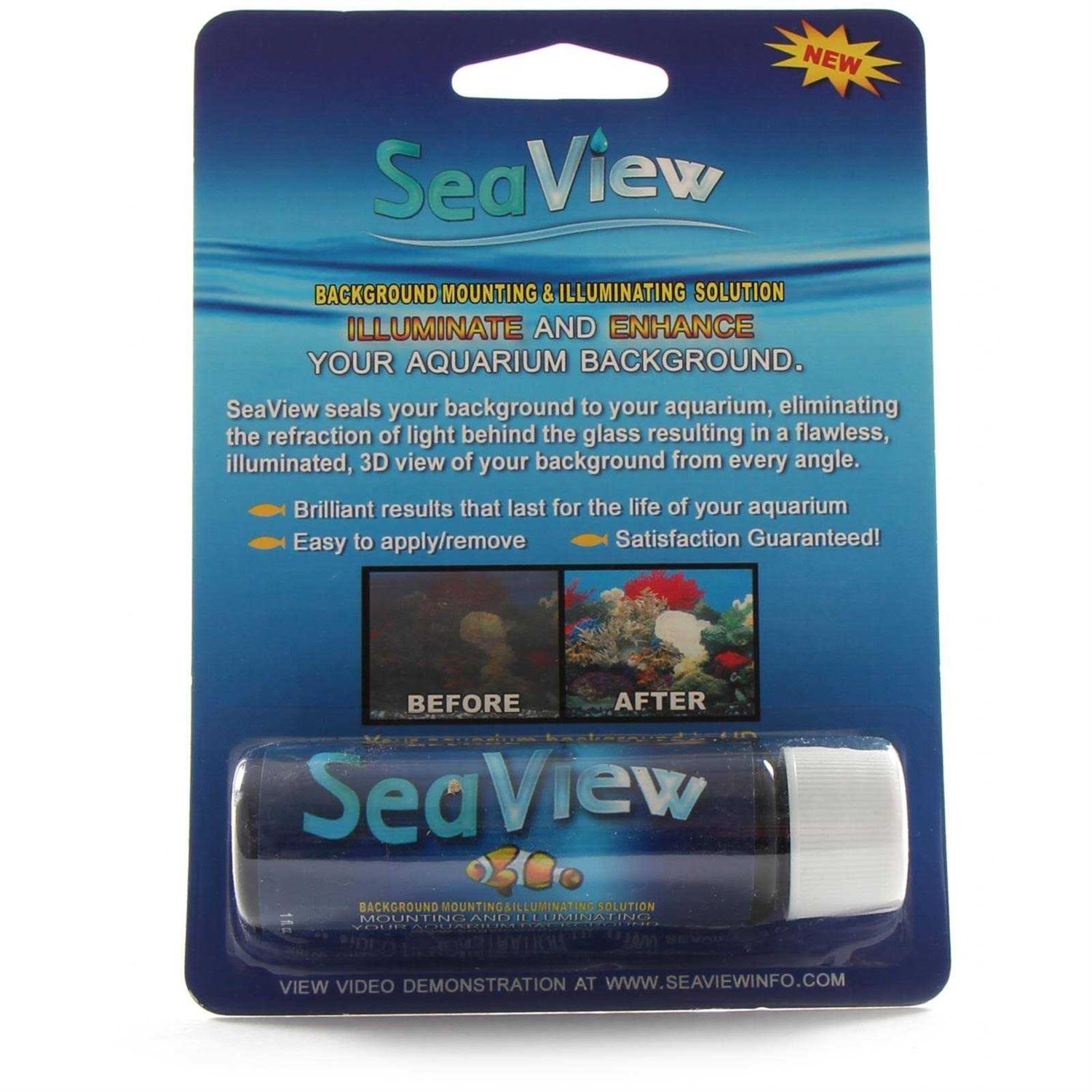 Seaview Aquarium Background Mounting and Illumination Solution - Healthber