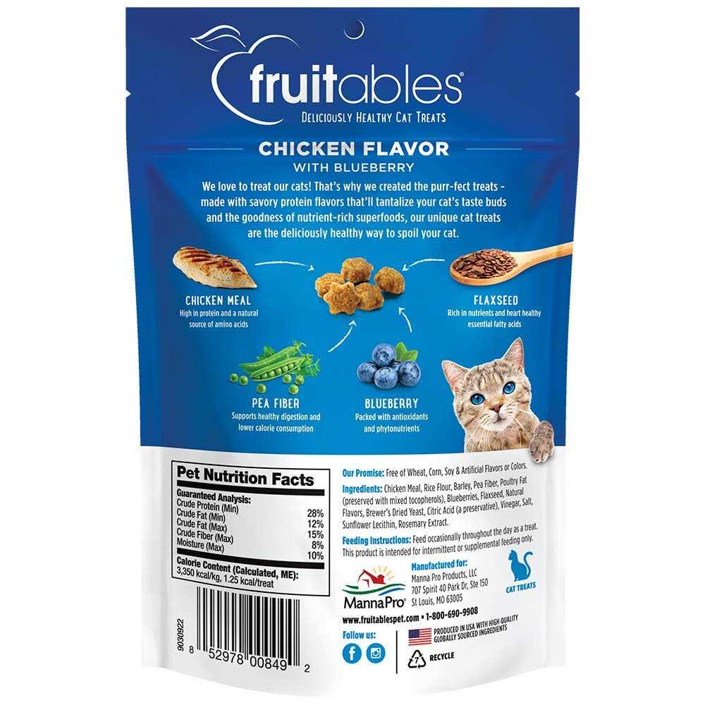 Fruitables Cat Treat 3 Flavor Variety Pack of 2.5oz Bags - Healthber