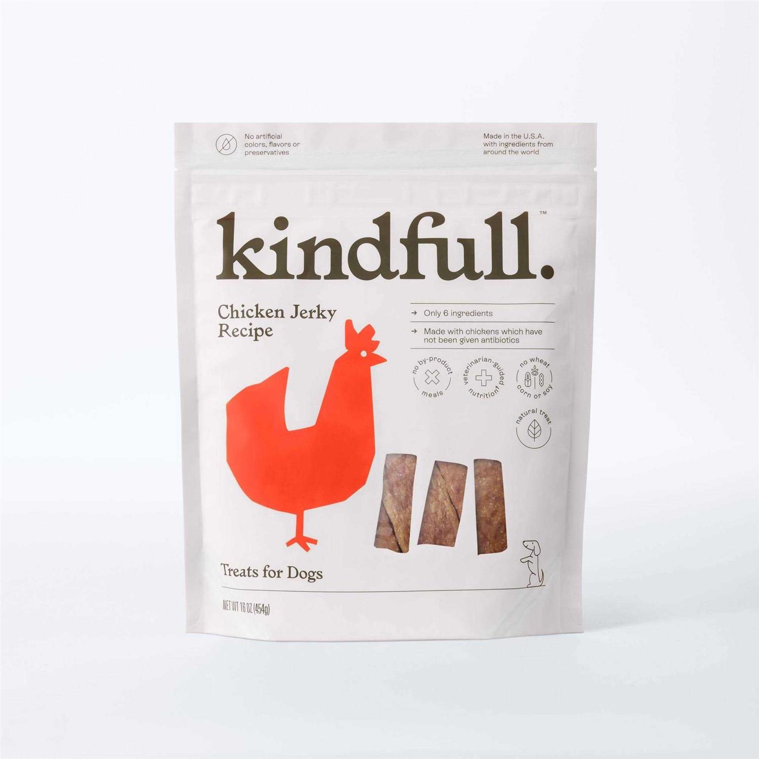 Kindfull Chicken Jerky Recipe Dog Treats - Healthber