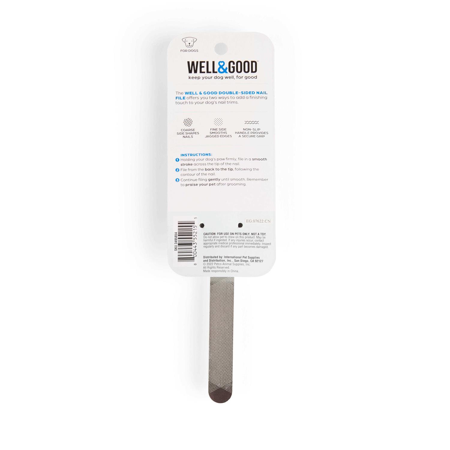 Well & Good Black Dog Nail File - Healthber