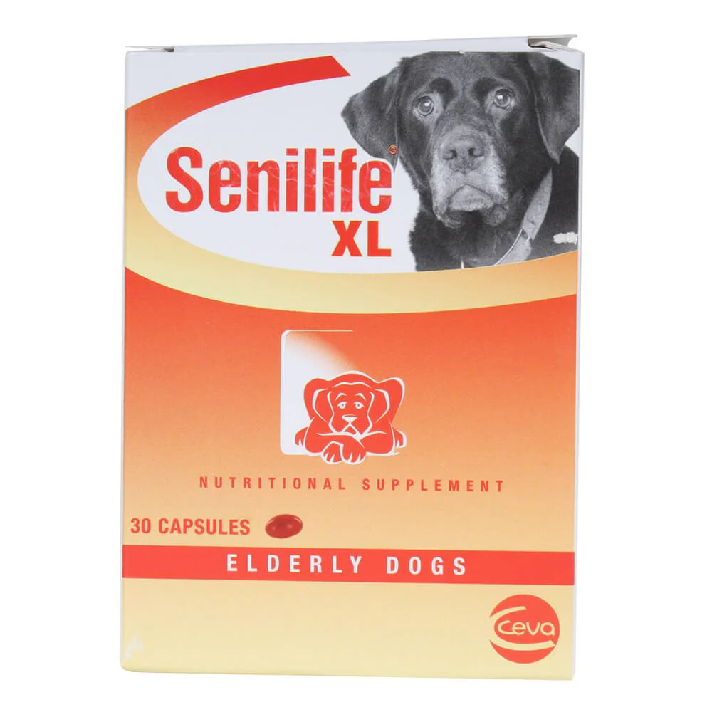 Senilife XL Nutritional Supplement for Elderly Dogs, 30 ct - Healthber