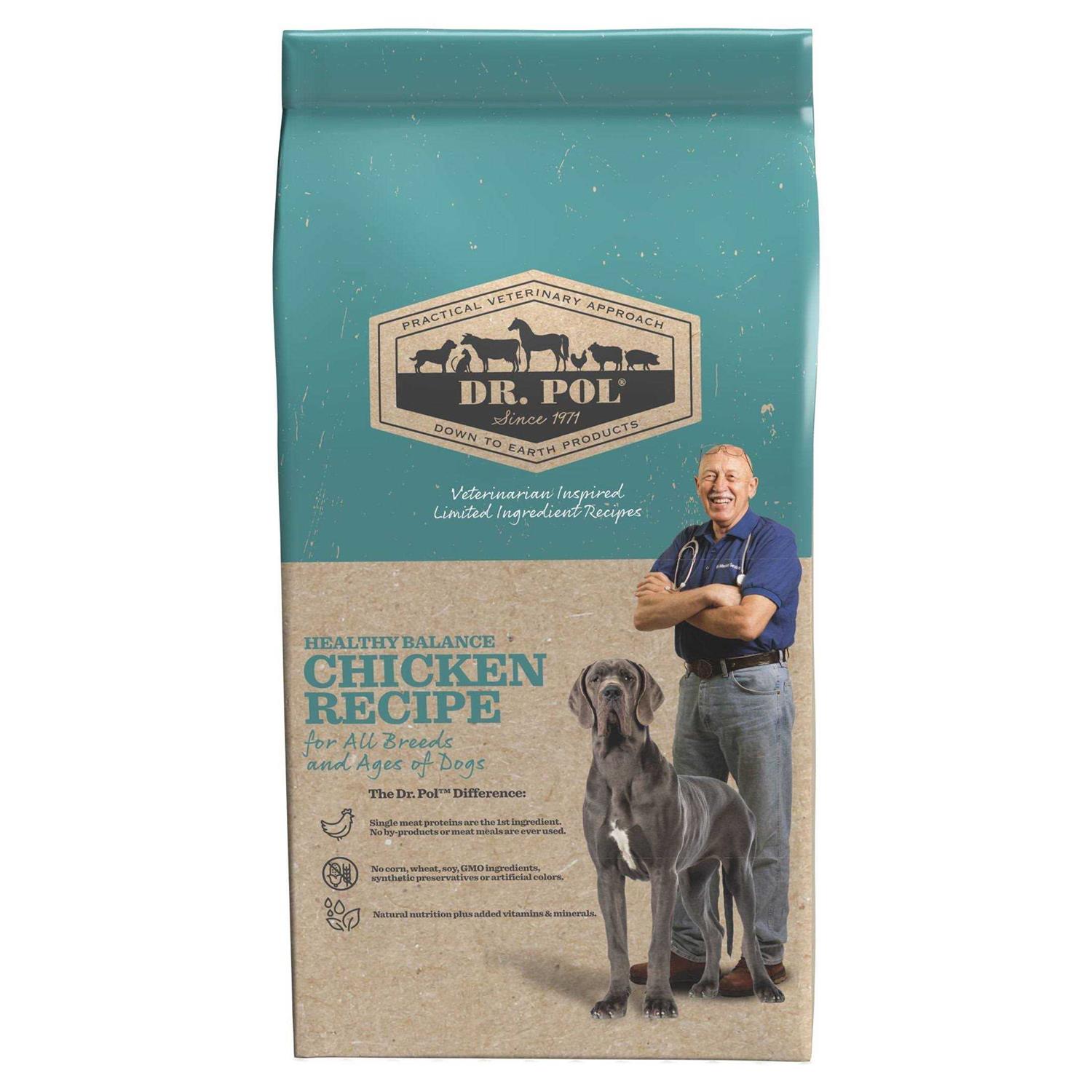 Dr. Pol Healthy Balance Chicken Recipe Dry Dog Food - Healthber