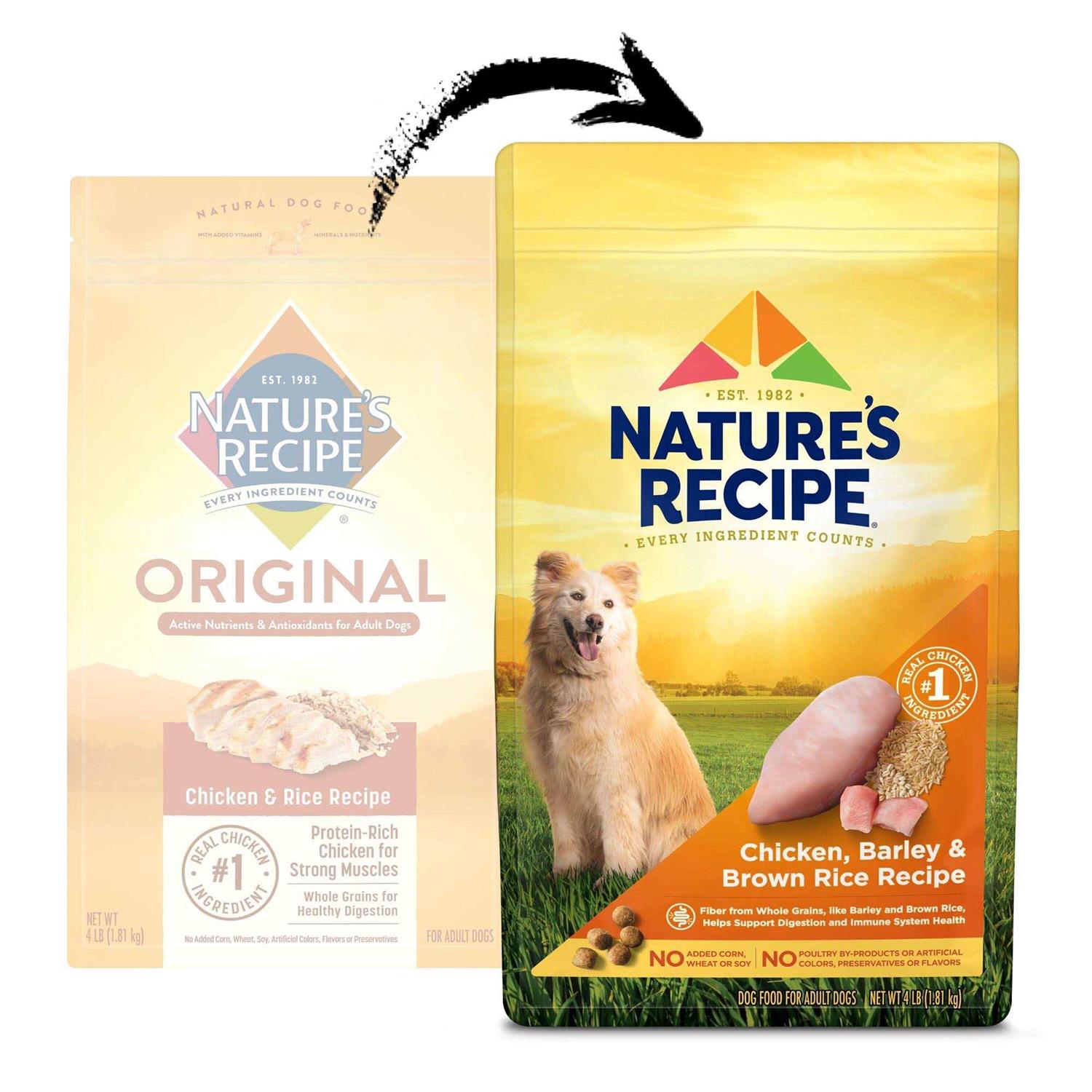 Nature’s Recipe Adult Chicken & Rice Recipe Dry Dog Food - Healthber