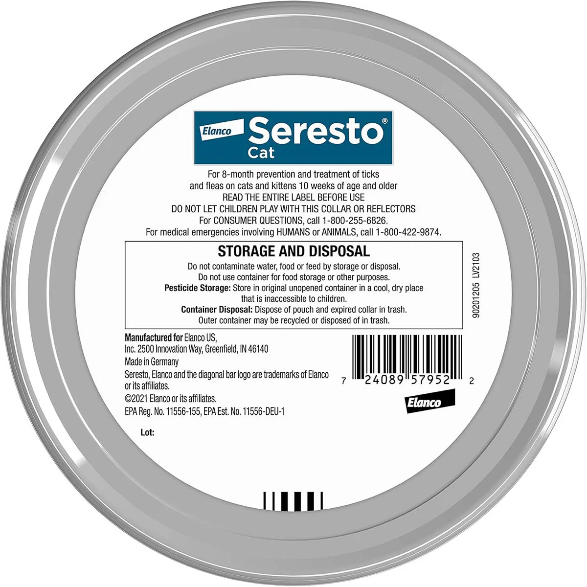 Seresto Flea & Tick Collar for Cats - Healthber