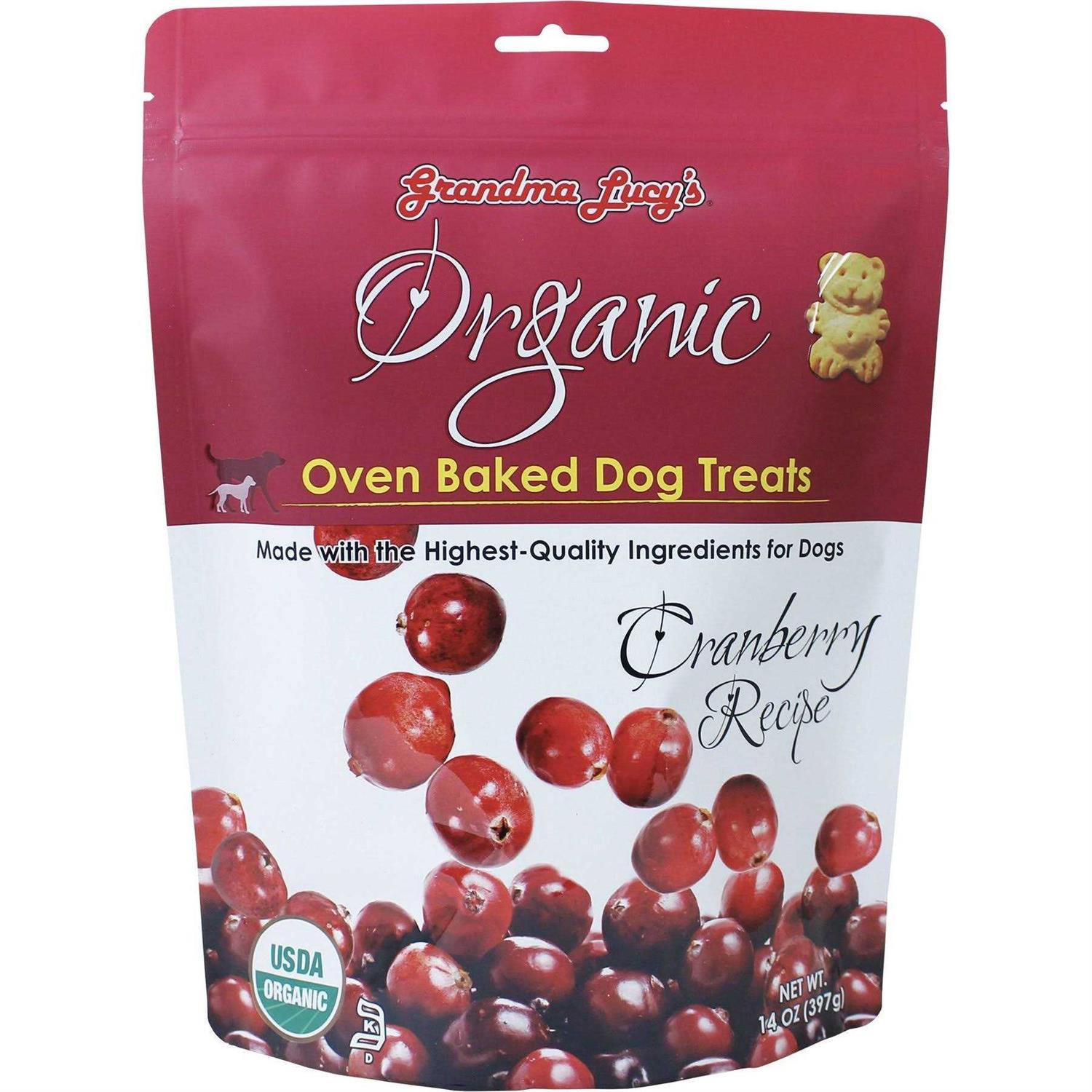 Grandma Lucy’s Organic Cranberry Oven Baked Dog Treats - Healthber