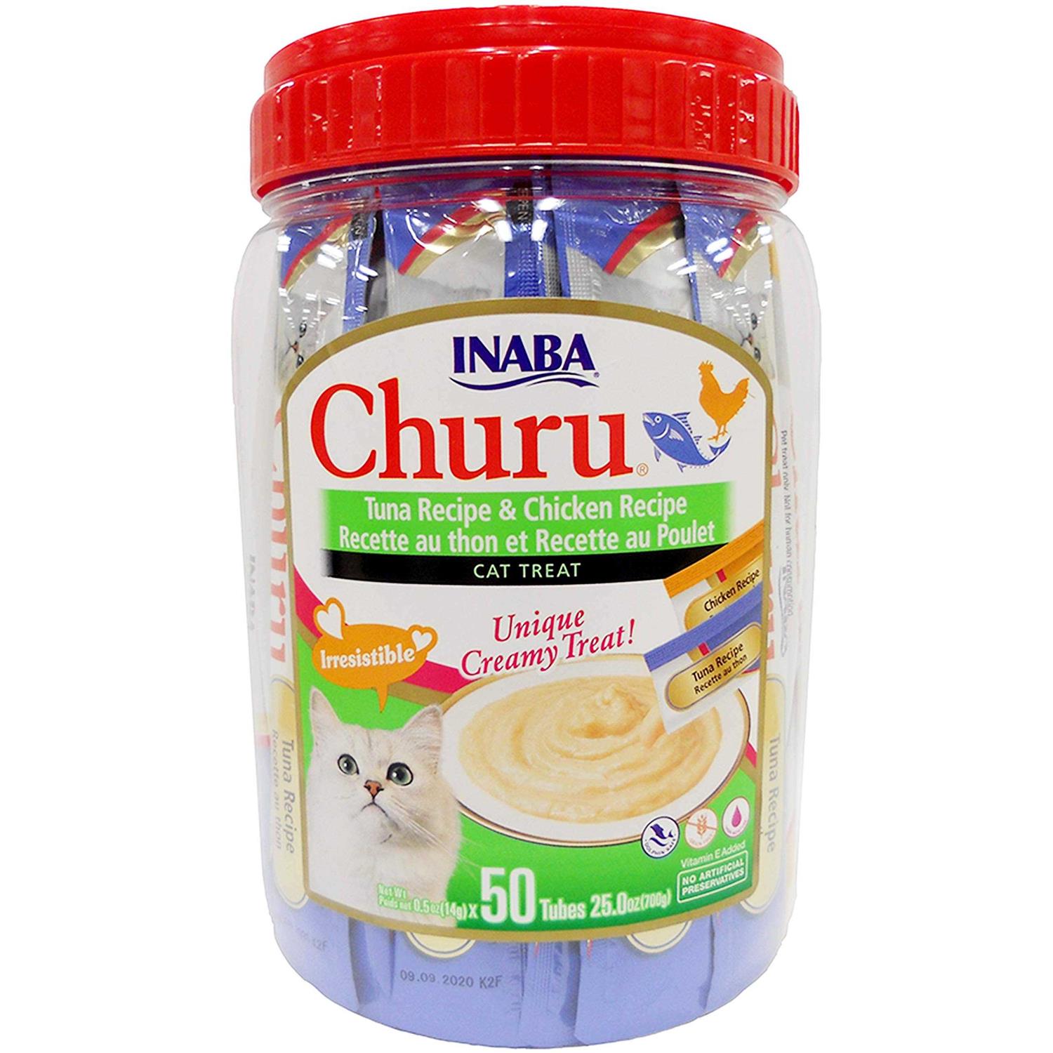 Inaba Churu Lickable Tuna and Chicken Cat Treats - Healthber