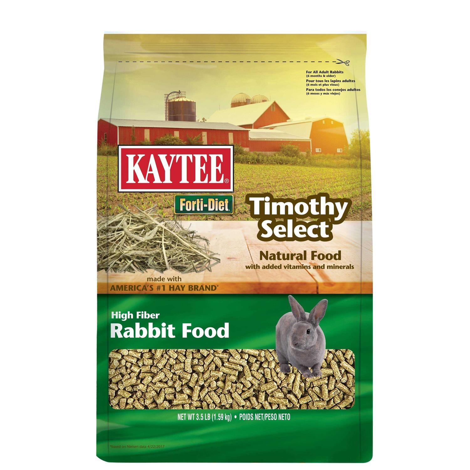Kaytee Forti-Diet Timothy Select Rabbit Food - Healthber