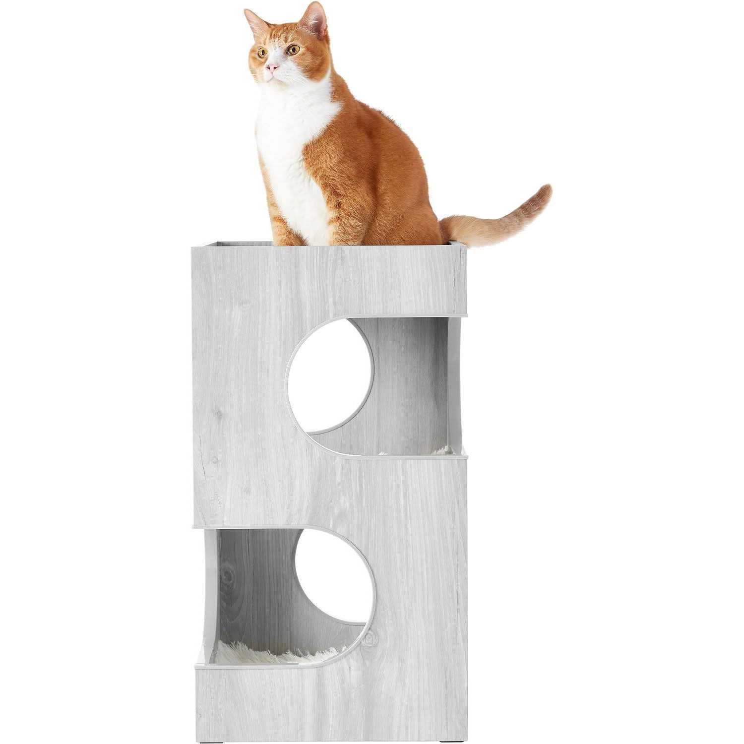 Frisco 28-in Modern Cat Tree Condo - Healthber