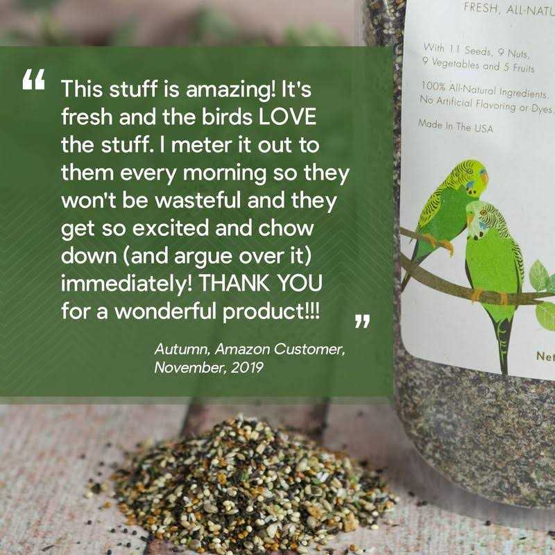 Dr. Harvey’s Our Best Parakeet Bird Food - Healthber