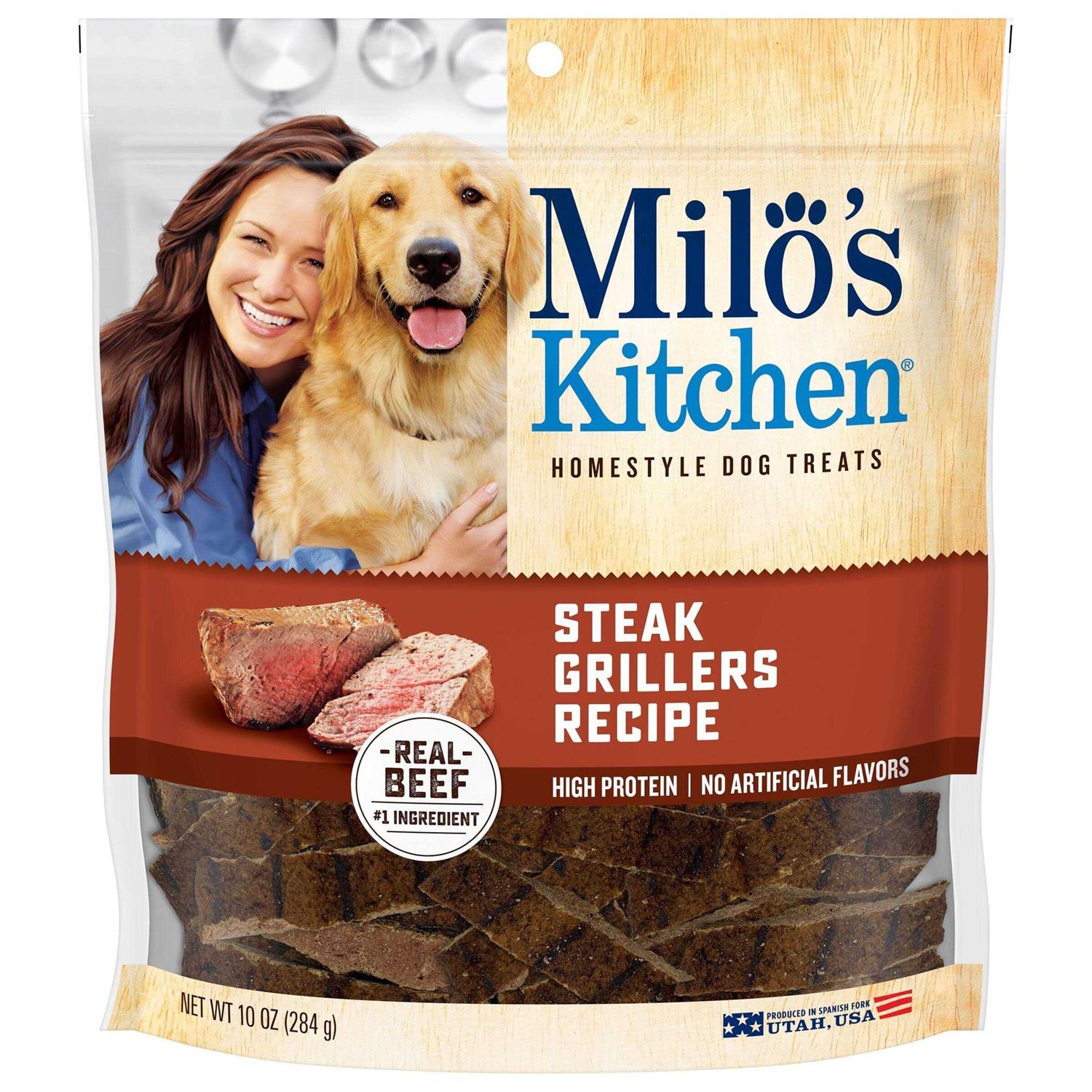 Milo’s Kitchen Steak Grillers Dog Treats - Healthber