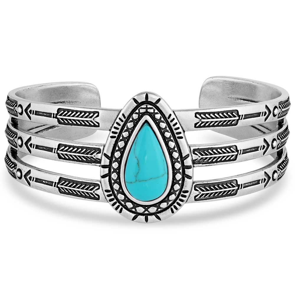 Ways of the West Turquoise Cuff Bracelet - Healthber